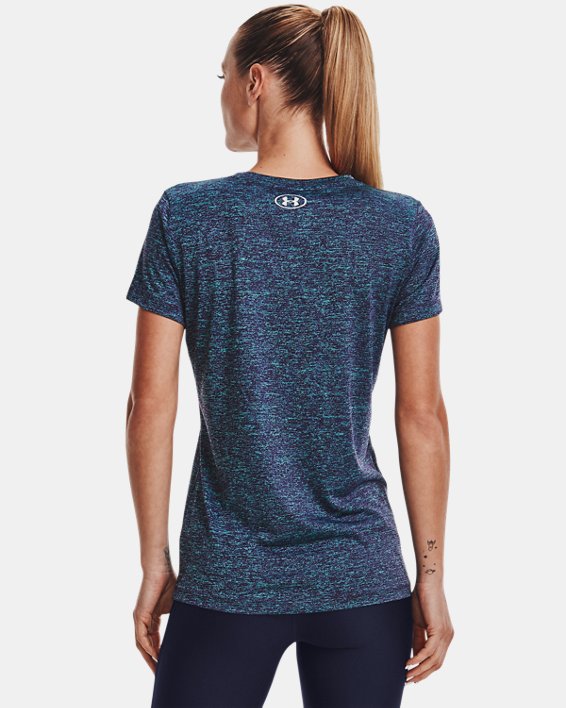 Women's UA Tech™ Twist T-Shirt, Green, pdpMainDesktop image number 1